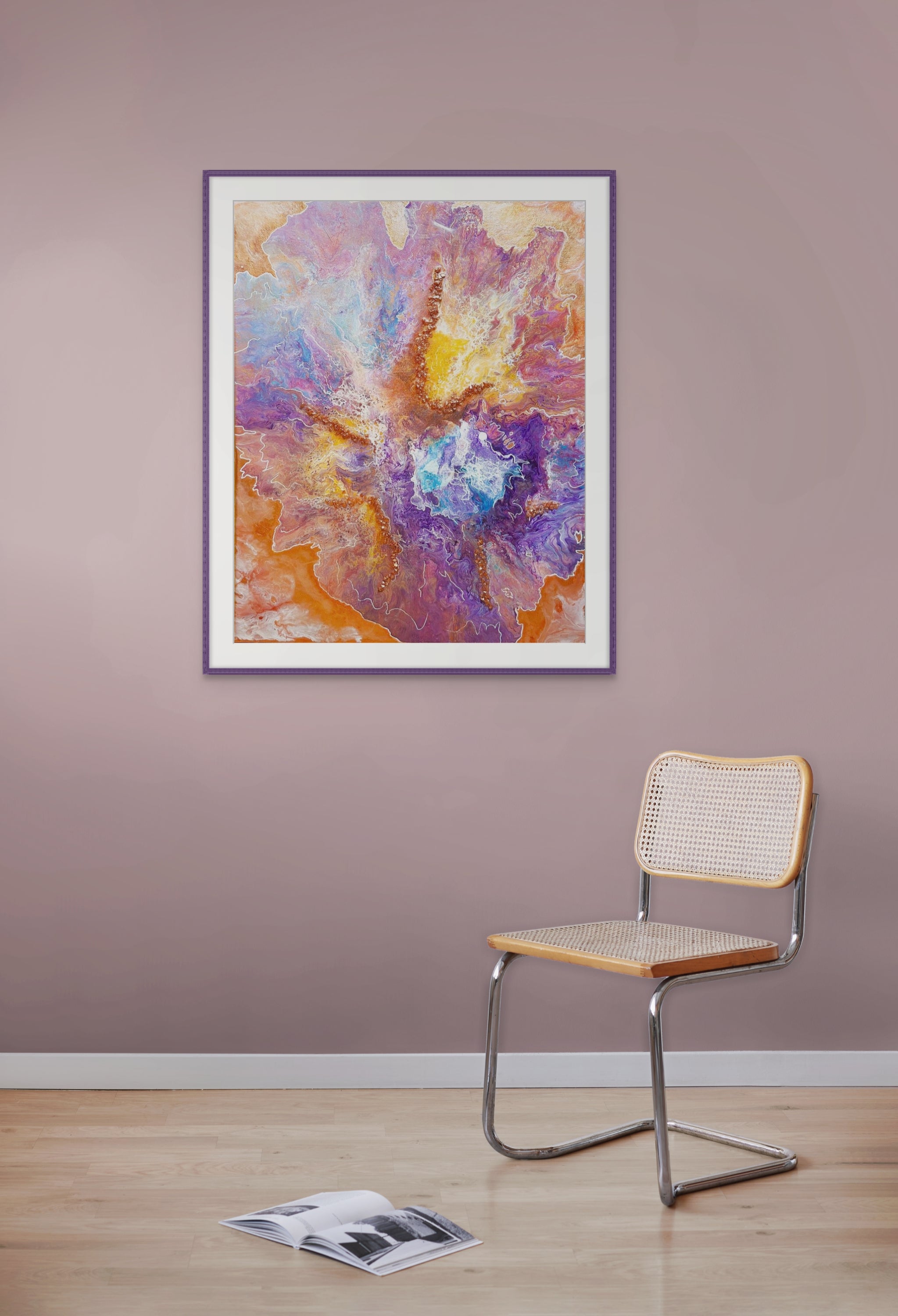 Kosmische Blüte - ORIGINAL